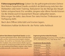 Dehner Best Nature Hundesnack Superfood Rind mit Roter Beete