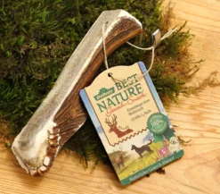 Dehner Best Nature Hundesnack Kaustange vom Rothirsch, halb
