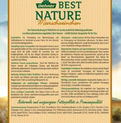 Dehner Best Nature Meerschweinchenfutter Pellets, 3 kg