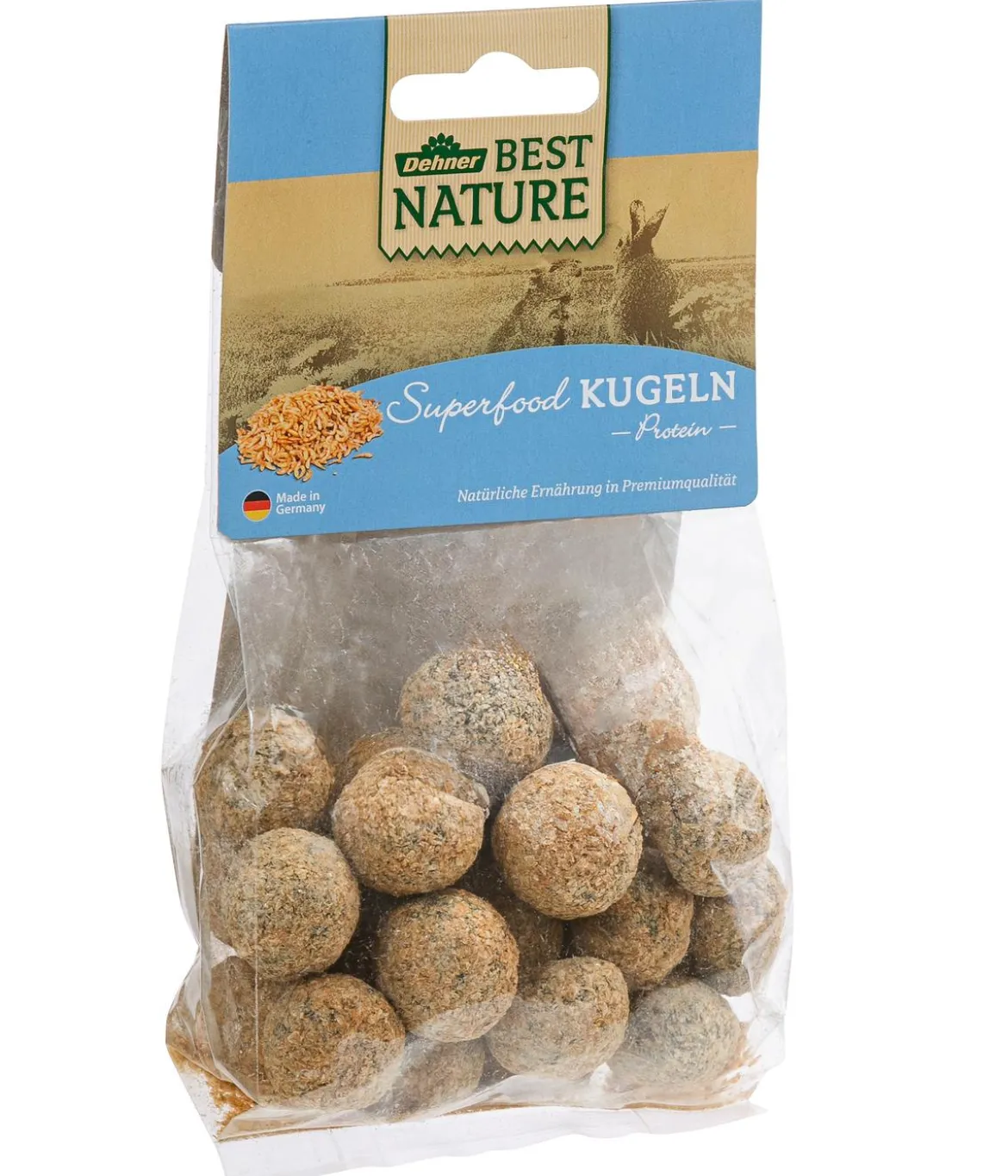 Dehner Best Nature Nagersnack Superfood Kugeln Protein, 75 g