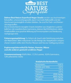 Dehner Best Nature Nagersnack Superfood Kugeln Protein, 75 g