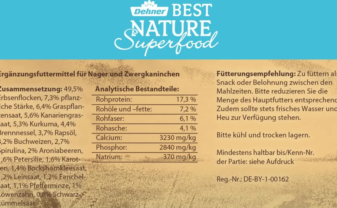 Dehner Best Nature Nagersnack-Würfel Superfood Aronia