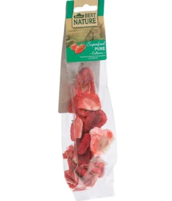 Dehner Best Nature Nagersnack Superfood Pure Erdbeeren, 20 g