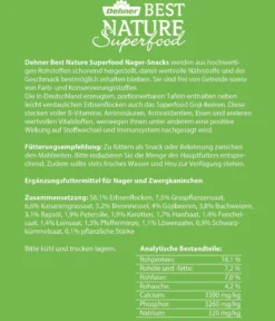 Dehner Best Nature Nagersnack Superfood Tafel Goji-Beeren, 125 g