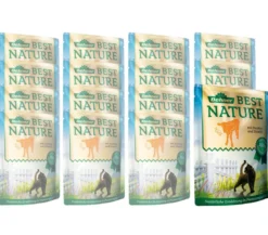 Dehner Best Nature Nassfutter für Katzen Adult, 16 x 85 g