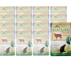Dehner Best Nature Nassfutter für Katzen Senior, 16 x 85 g