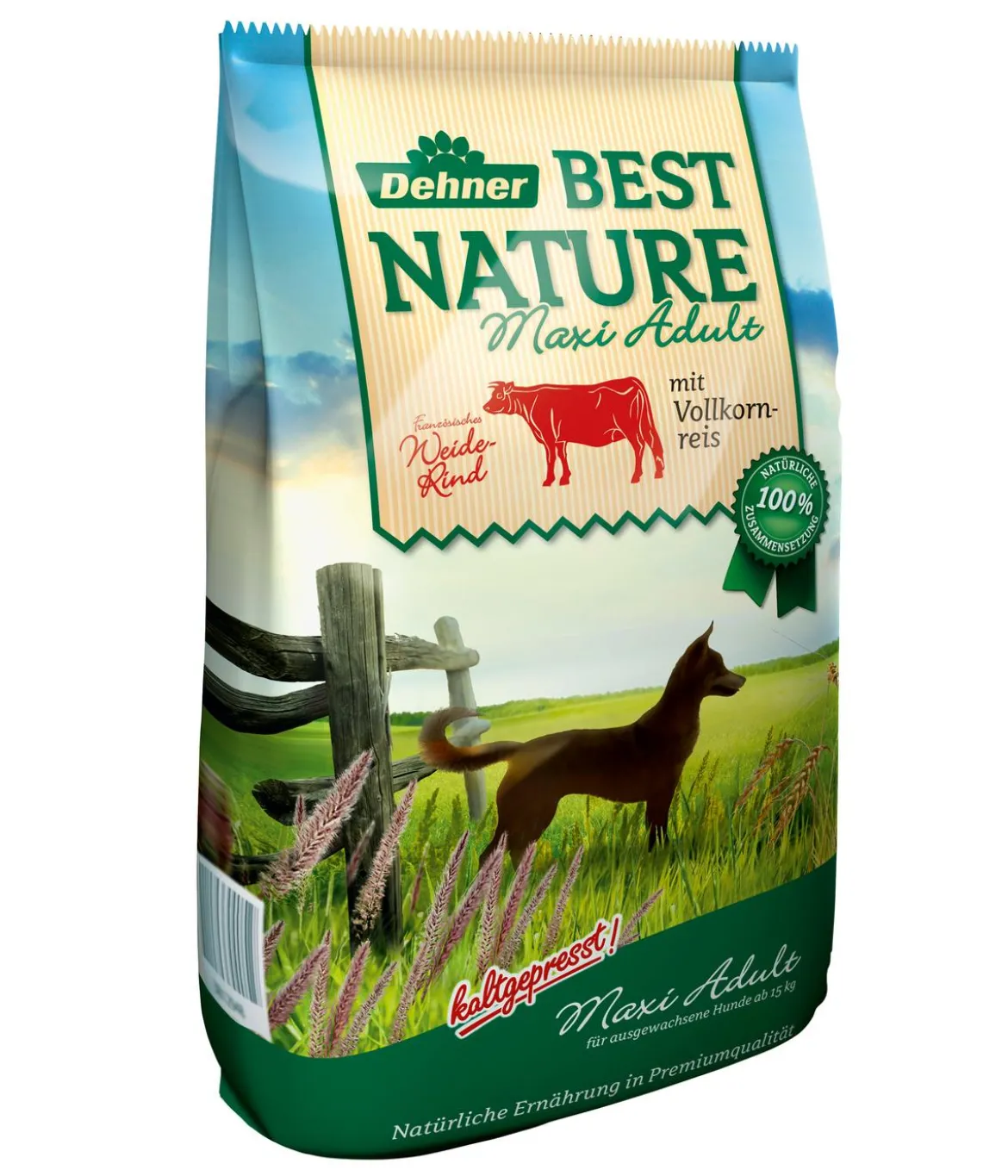 Dehner Best Nature Trockenfutter für Hunde Maxi Adult