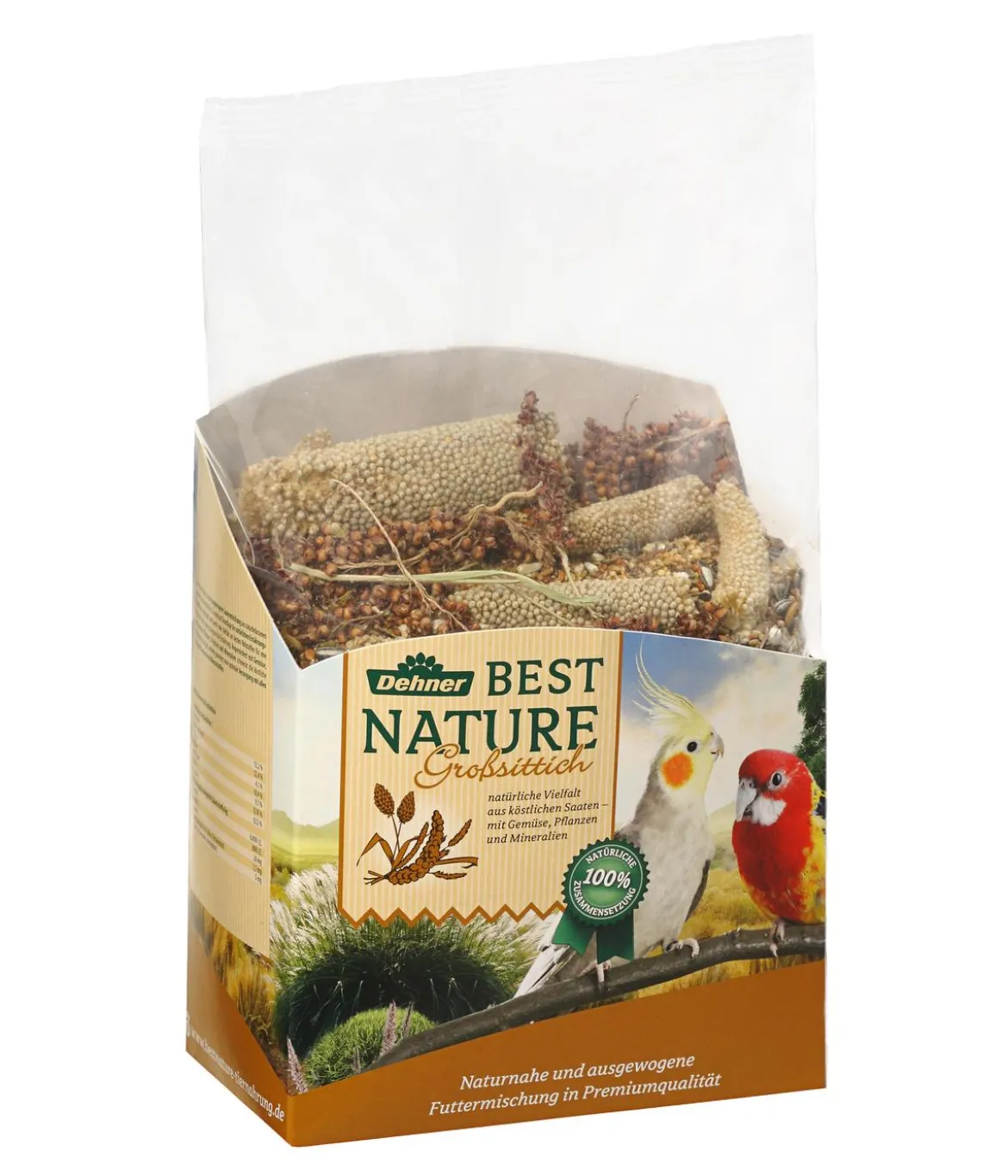 Dehner Best Nature Vogelfutter für Großsittiche, 2,5 kg