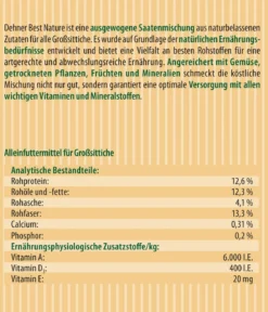 Dehner Best Nature Vogelfutter für Großsittiche, 2,5 kg