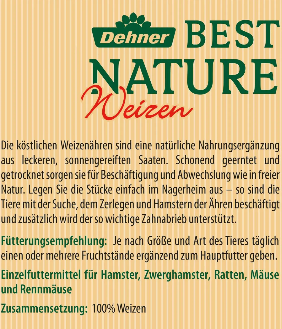 Dehner Best Nature Weizen, 75 g