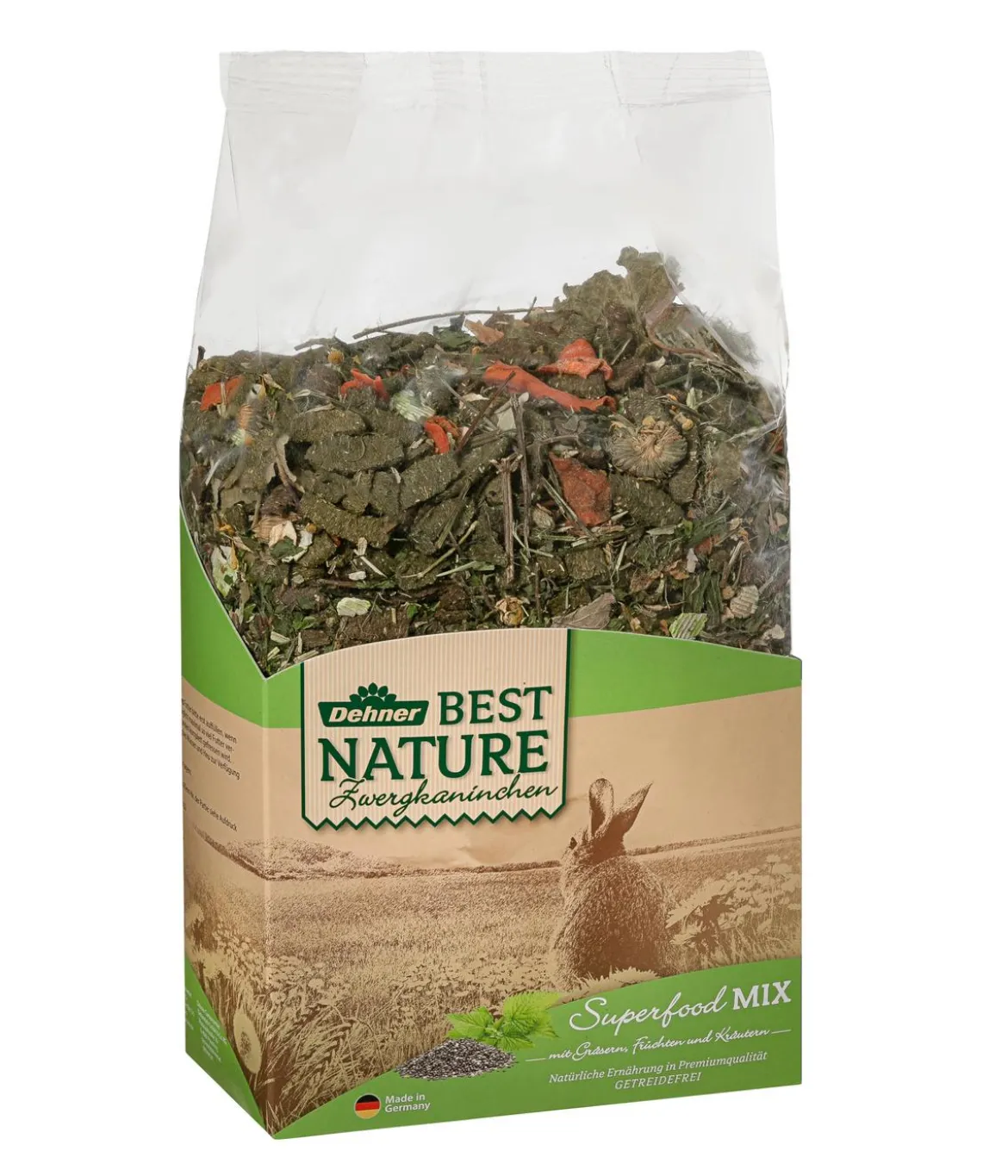 Dehner Best Nature Zwergkaninchenfutter Superfood Mix