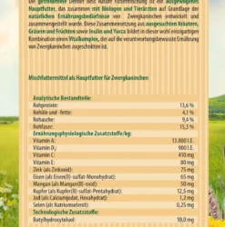 Dehner Best Nature Zwergkaninchenfutter, 2 kg