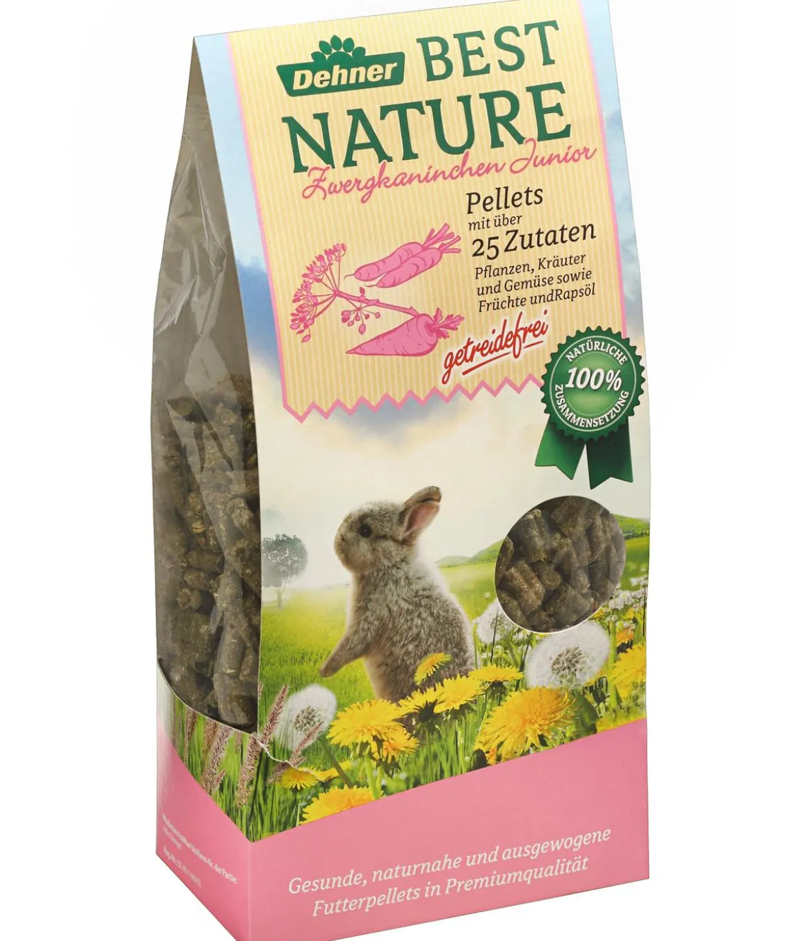 Dehner Best Nature Zwergkaninchenfutter Junior, 750 g
