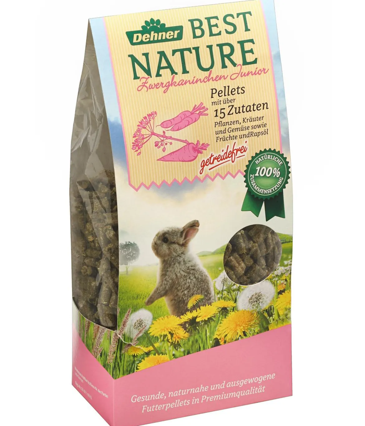 Dehner Best Nature Zwergkaninchenfutter Junior, 750 g