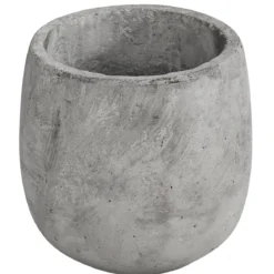 Dehner Beton-Übertopf Amber, bauchig
