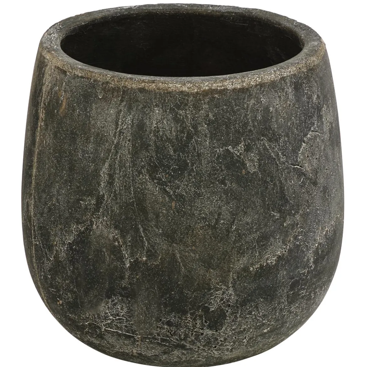 Dehner Beton-Übertopf Amber, bauchig