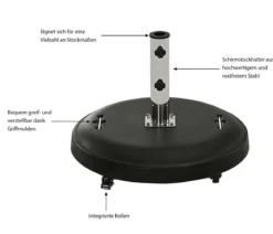 Dehner Betonschirmständer, 50 kg