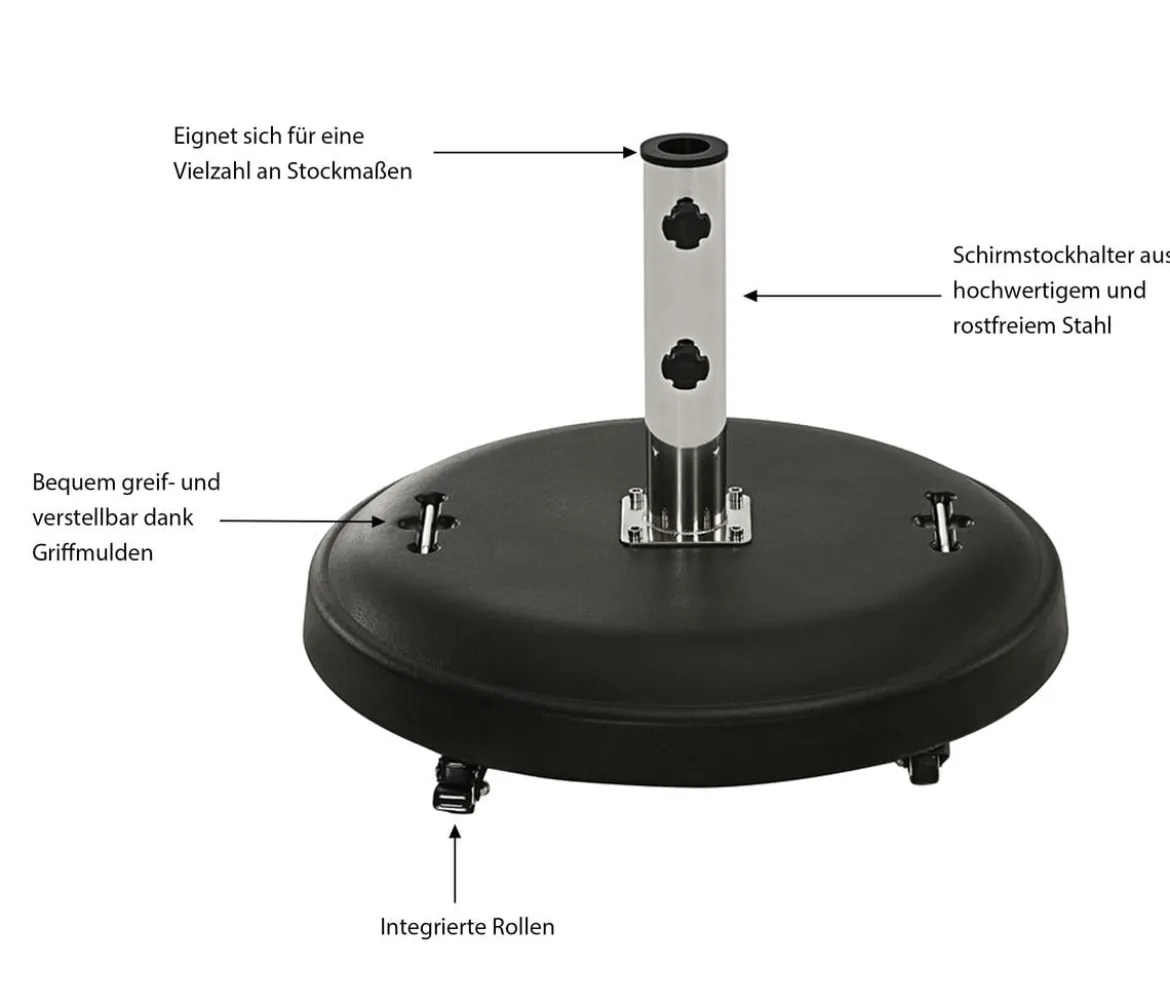 Dehner Betonschirmständer, 50 kg