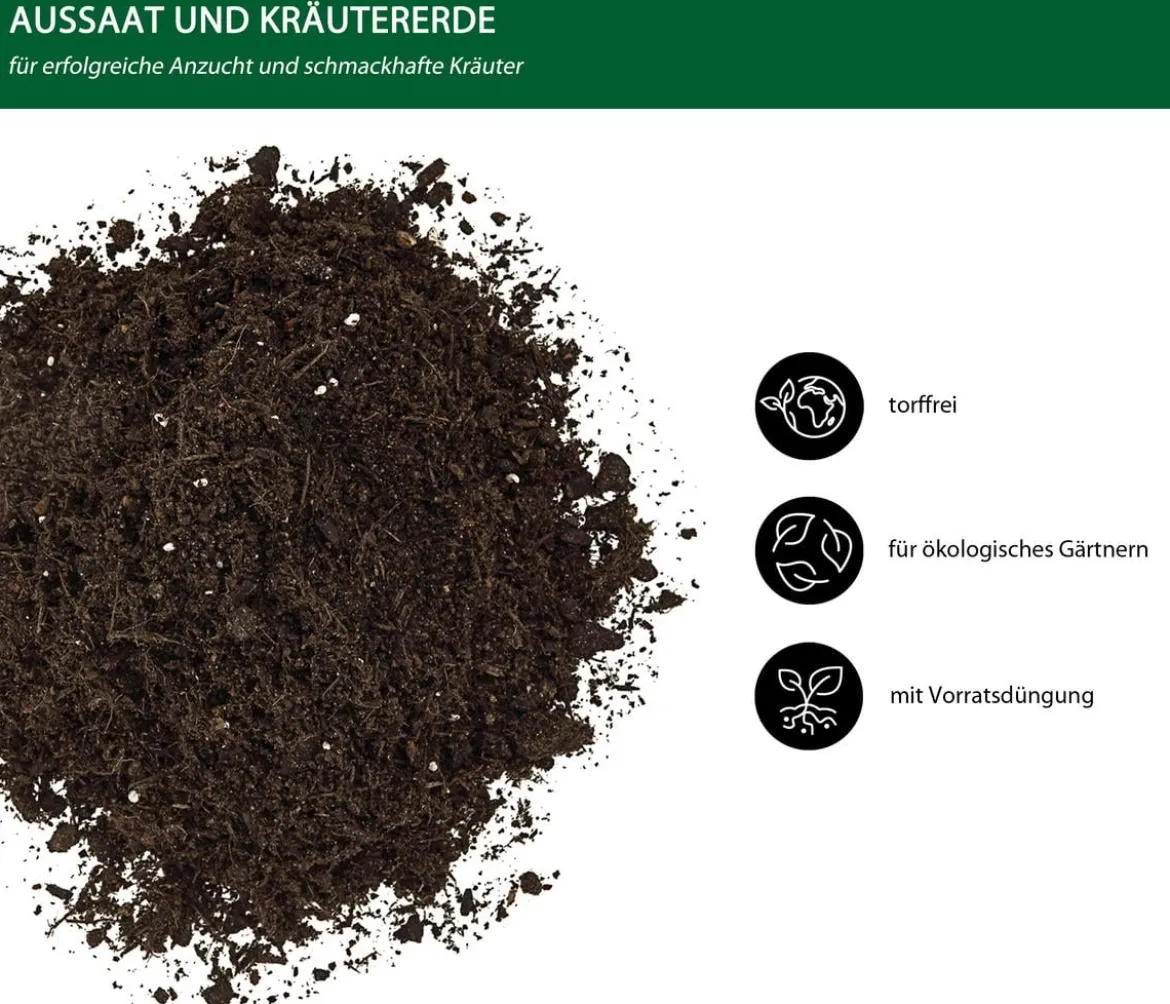 Dehner Bio Aussaat- und Kräutererde, 20 l