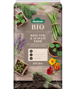 Dehner Bio Aussaat- und Kräutererde, 20 l