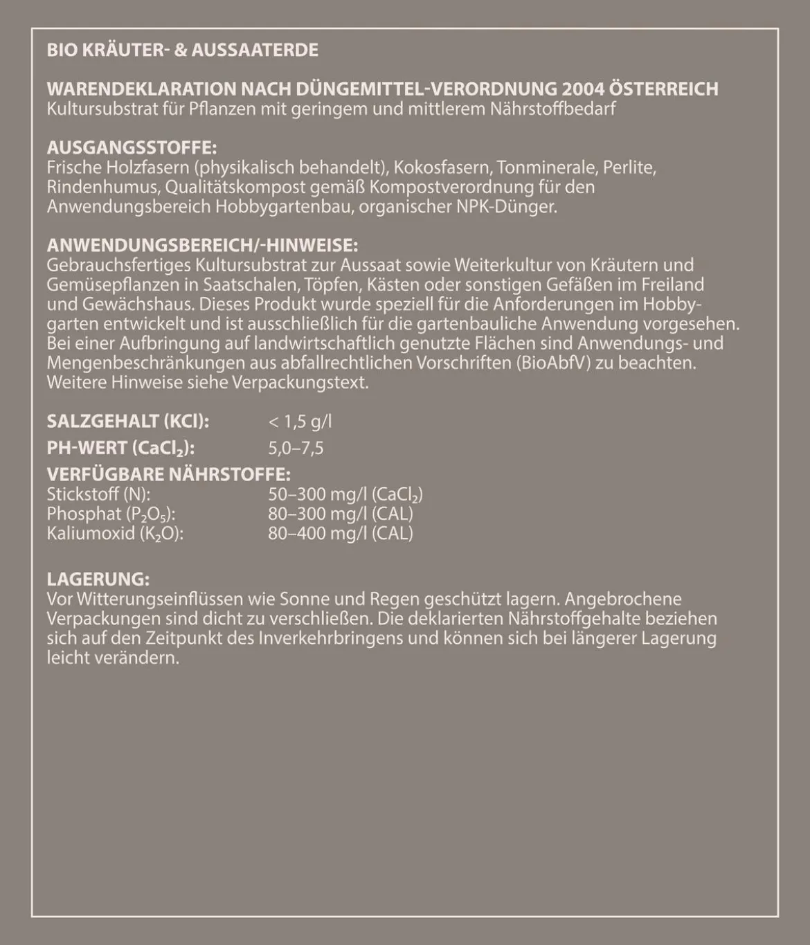 Dehner Bio Aussaat- und Kräutererde, 108 x 20 Liter