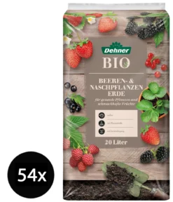 Dehner Bio Beeren und Naschpflanzenerde, 54 x 20 Liter