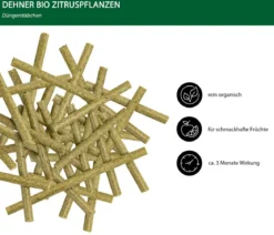 Dehner Bio Düngestäbchen Zitruspflanzen, 30 Stück