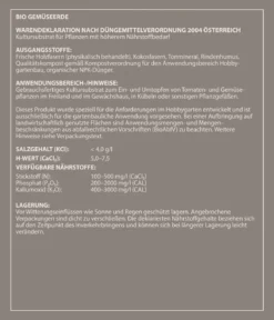 Dehner Bio Gemüseerde, 48 x 40 Liter