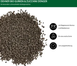 Dehner Bio Gurken- und Zucchini-Dünger, 750 g