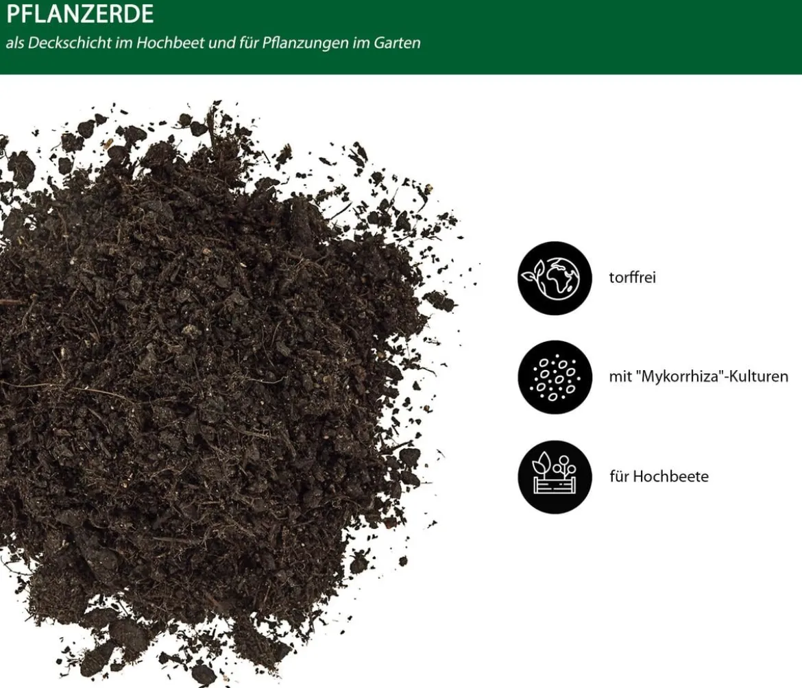 Dehner Bio Hochbeet-Erde, 48 x 40 Liter