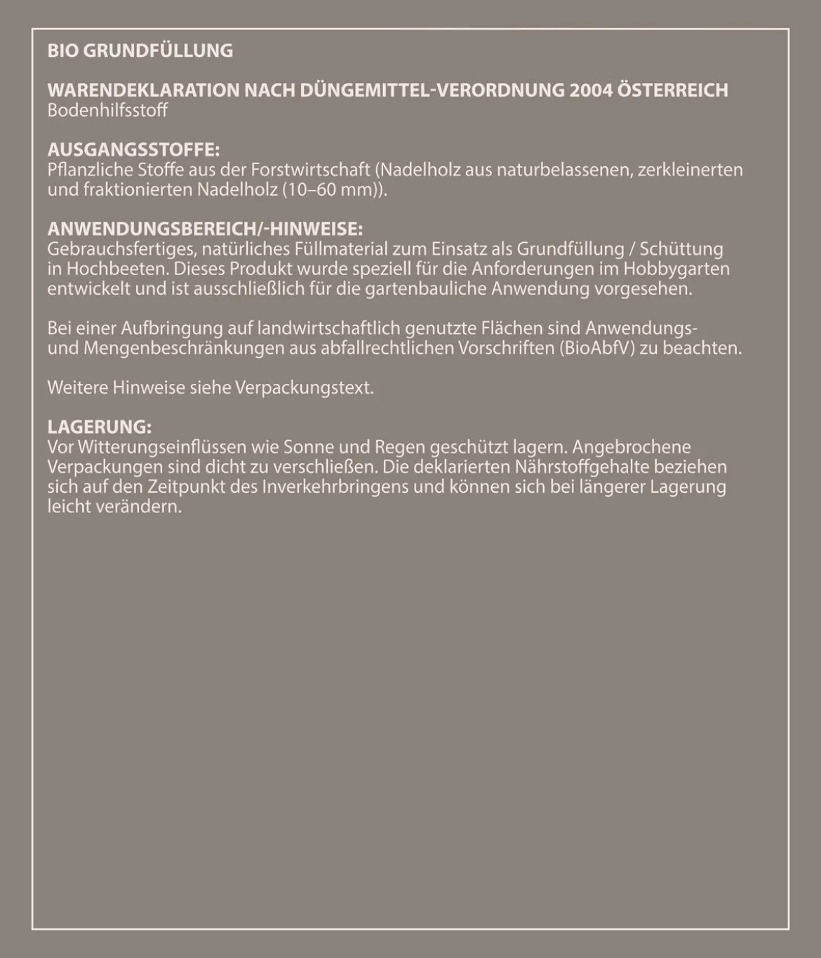 Dehner Bio Hochbeet-Grundfüllung, 39 x 50 Liter