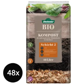 Dehner Bio Hochbeet-Kompost, 48 x 40 Liter