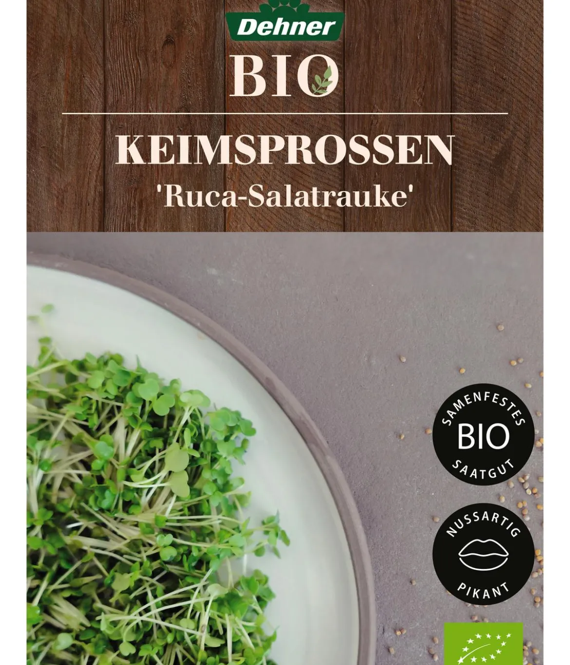 Dehner Bio-Keimsprossen 'Ruca-Salatrauke'