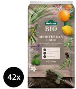 Dehner Bio Mediterranerde, 42 x 40 Liter