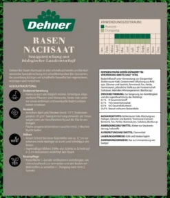 Dehner Bio Rasen-Nachsaat, 500 g