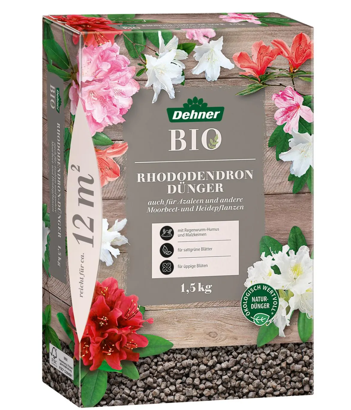 Dehner Bio Rhododendron-Dünger, 1,5 kg