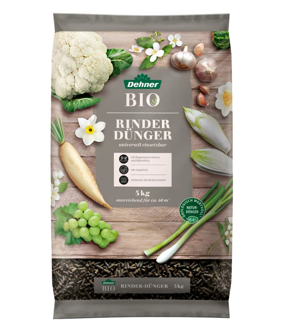 Dehner Bio Rinder-Dünger, 5 kg
