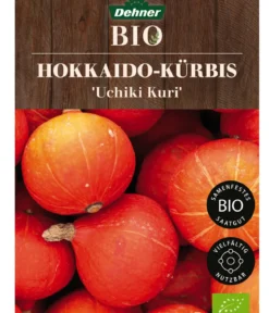 Dehner Bio-Saatgut Hokkaido-Kürbis 'Uchiki Kuri'