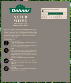 Dehner Bio Saatgut Naturwiese, 250 g