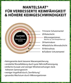 Dehner Bio Saatgut Spiel- und Sportrasen, 500 g