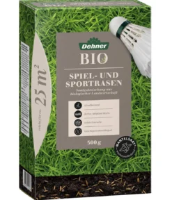 Dehner Bio Saatgut Spiel- und Sportrasen, 500 g