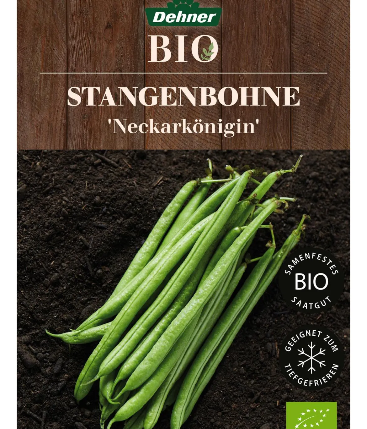 Dehner Bio-Saatgut Stangenbohne 'Neckarkönigin'