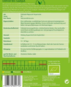 Dehner Bio Samen Feldsalat-Rapunzel-Vogerlsalat 'Vit'
