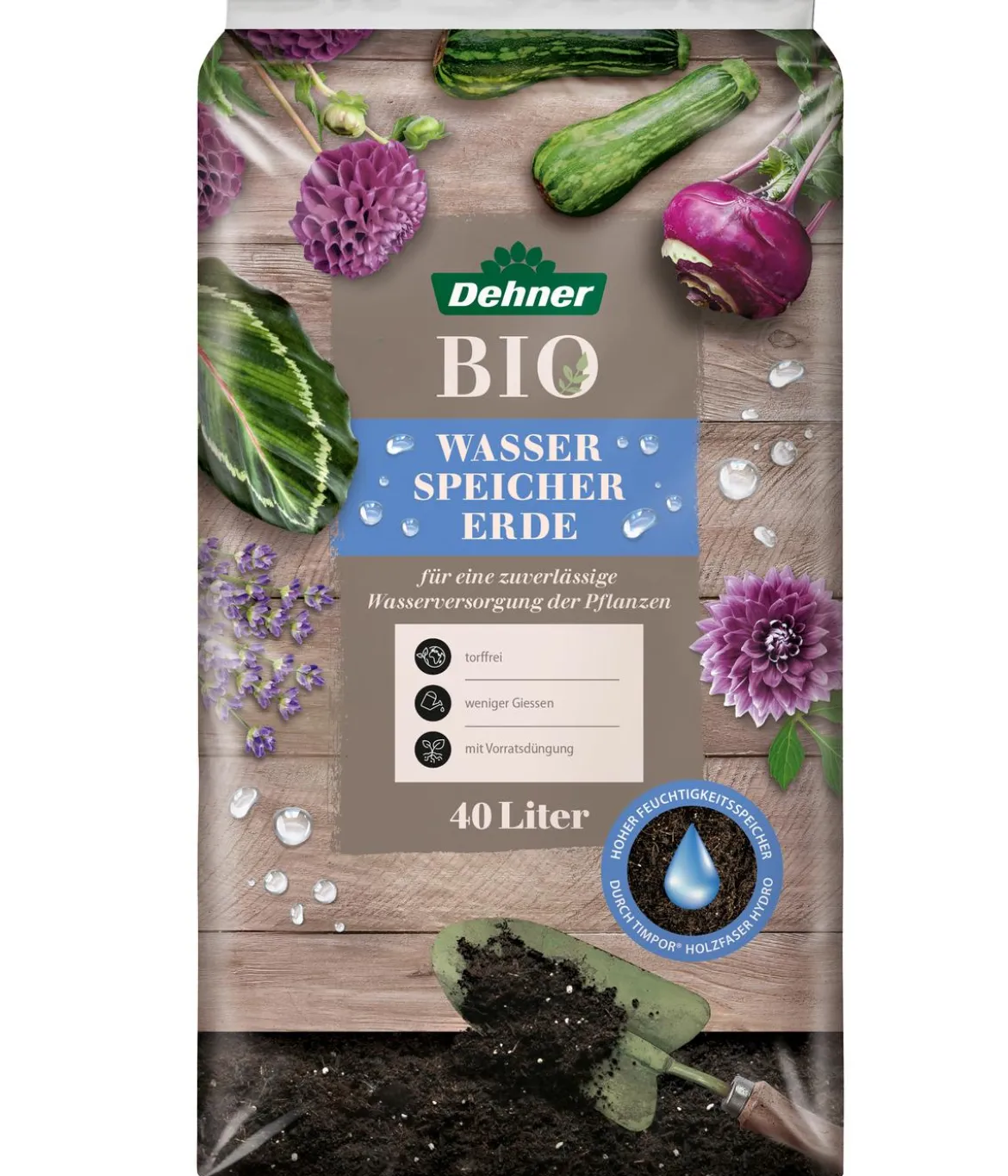 Dehner Bio Wasserspeichererde, 40 l