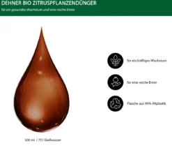 Dehner Bio Zitruspflanzen-Dünger, flüssig, 500 ml