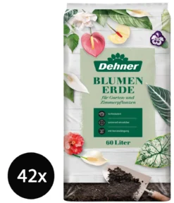Dehner Blumenerde, 42 x 60 Liter