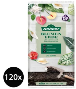 Dehner Blumenerde, 120 x 20 Liter