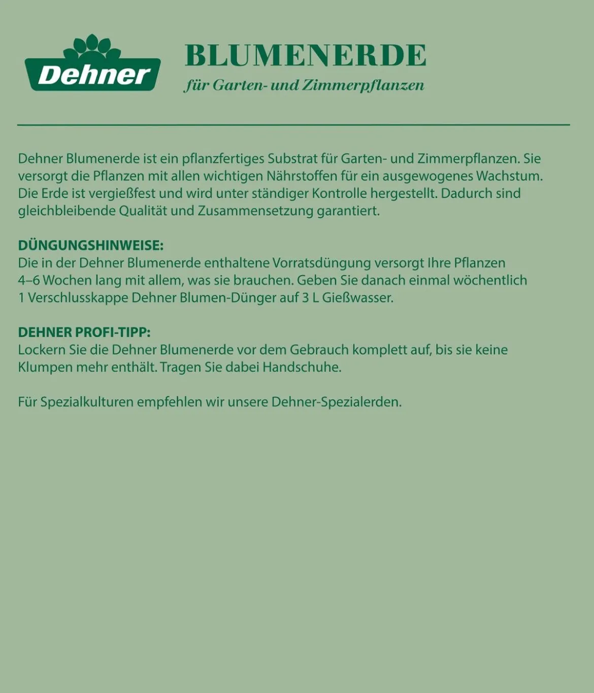 Dehner Blumenerde, 57 x 40 Liter