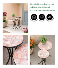 Dehner Blumenhocker Chiara, terra-rosé