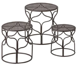 Dehner Blumenhocker-Set Giulia, breit, 3-teilig